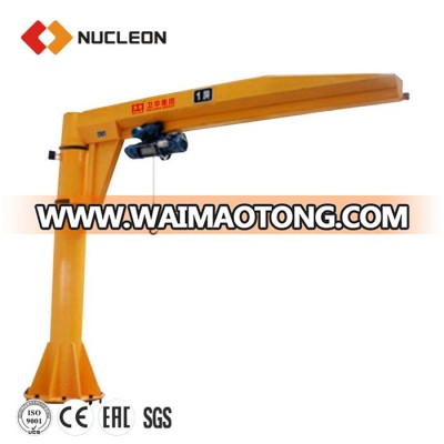 Pillar Mounted 2ton Jib Crane with Wire Rope Hoist for Selling