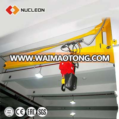 Nucleon Platform Mounted Gorbel Articulating Jib Crane