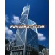 Glass panel steel space structure dome space frame